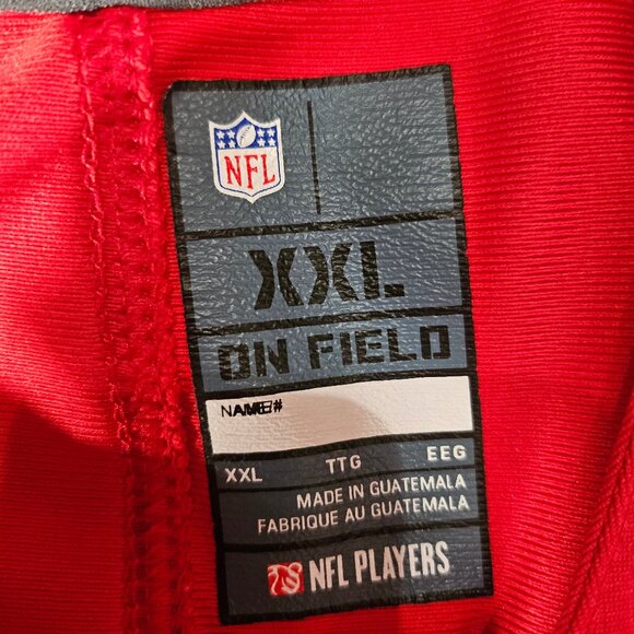 Men's Nike Patrick Mahomes Red Kansas City Chiefs Game Jersey Two XL Very Nice - Picture 6 of 9